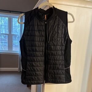 Lucy Black Quilted Vest